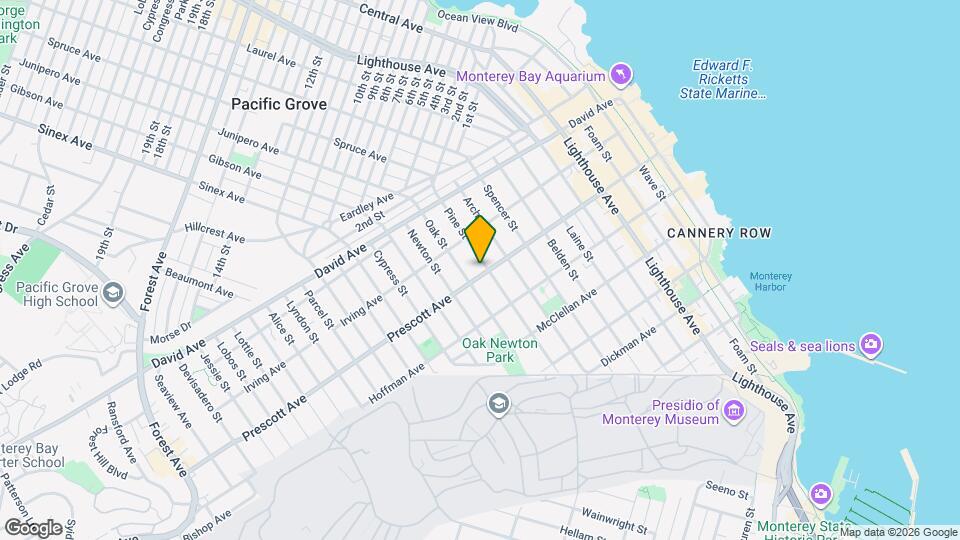 701 Pine St Map and Location Details