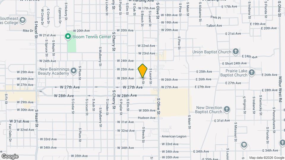 2600 South Beech UNIT K Mapa y Detalles de la Ubicación