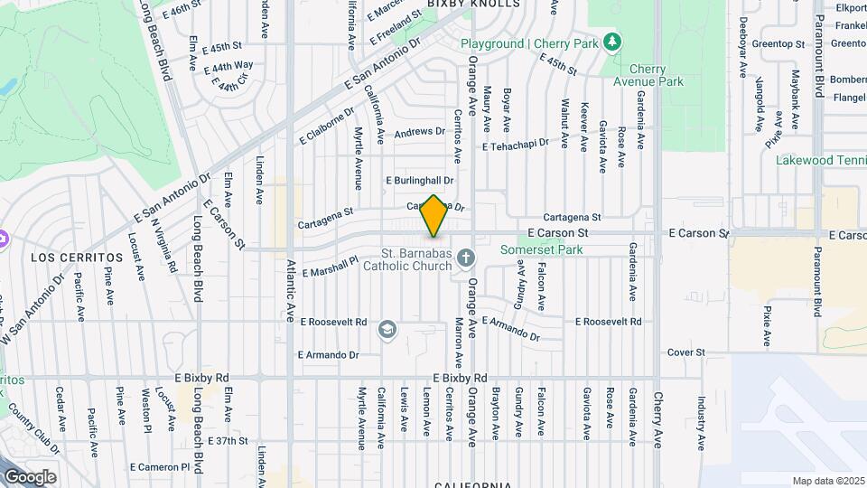 1112 E Carson St Map and Location Details