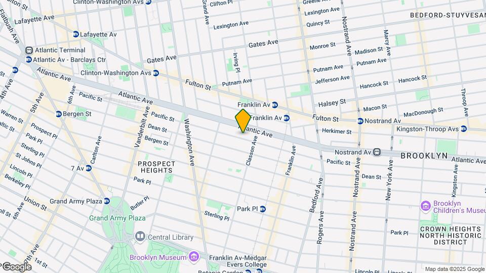 1031 Pacific St Map and Location Details