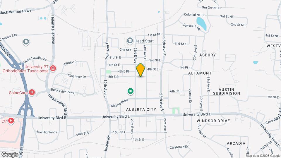 2311 5th E St Map and Location Details