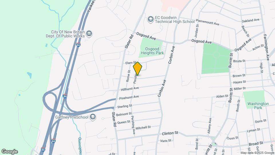 245 Pershing Ave Map and Location Details