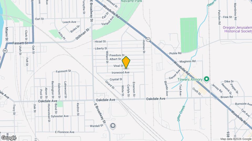 1413 Ironwood Ave Map and Location Details