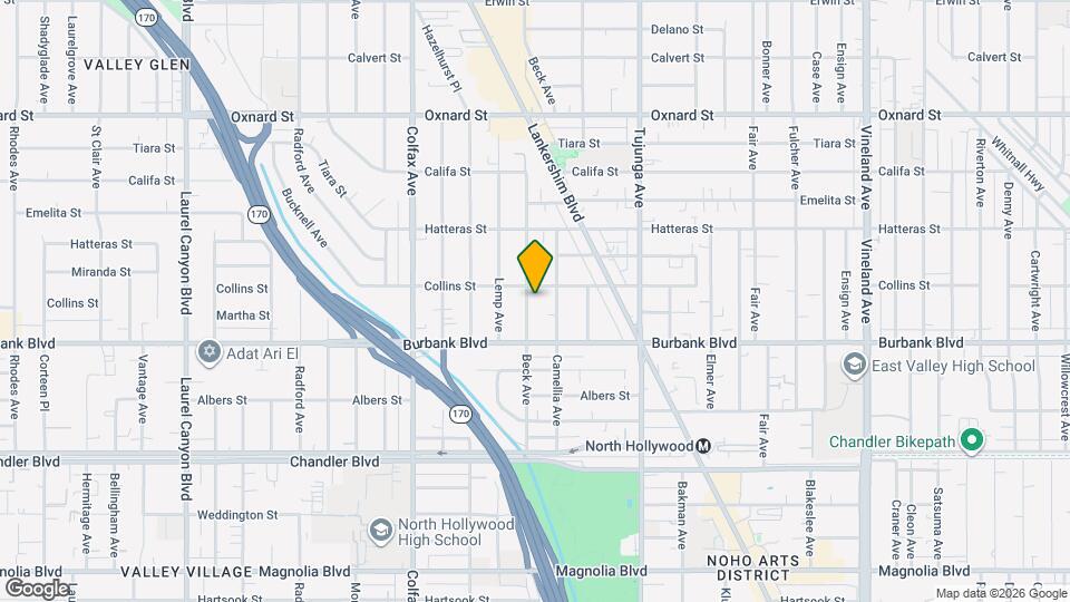 5648 Beck Ave Map and Location Details