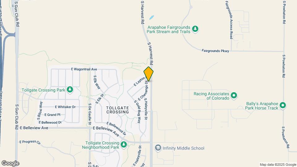 24744 E Chenango Dr Map and Location Details