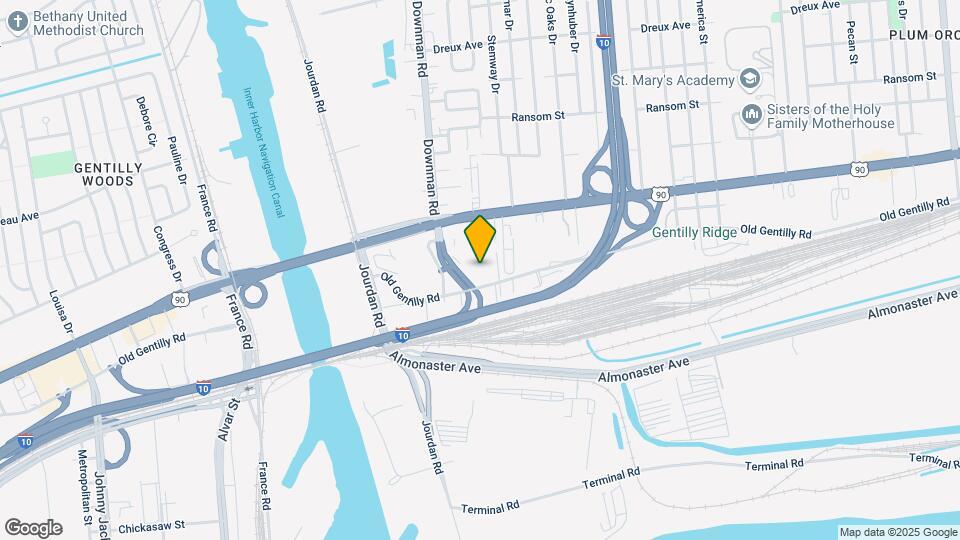 Gentilly Ridge Apartments Map and Location Details