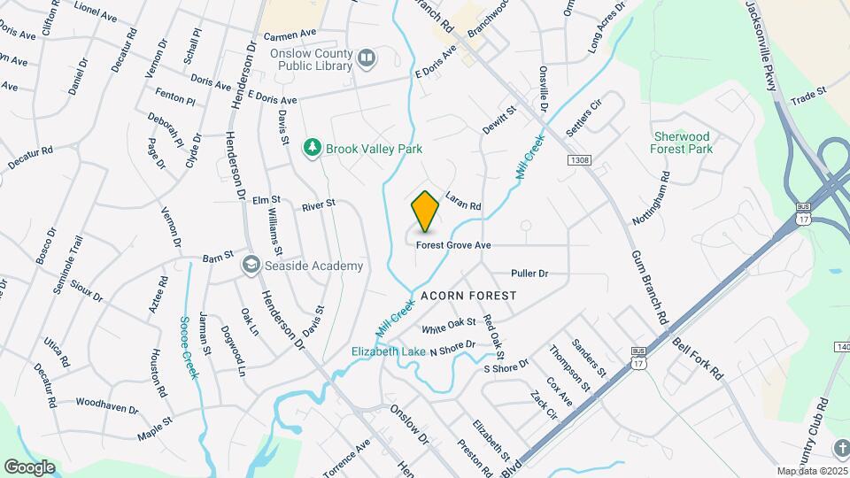 317 Forest Grove Ave Map and Location Details