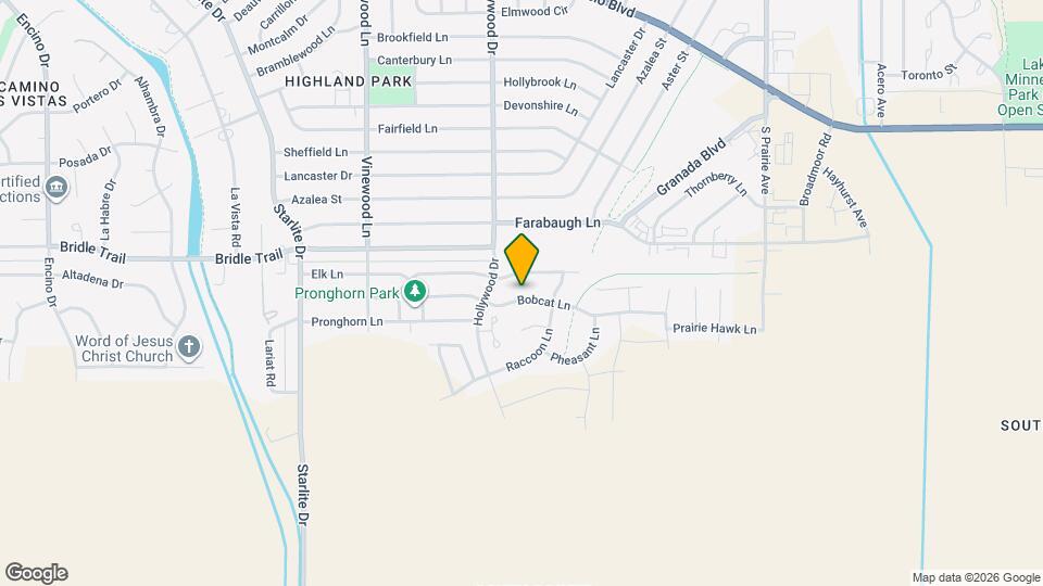 3607 Bobcat Ln Mapa y Detalles de la Ubicación