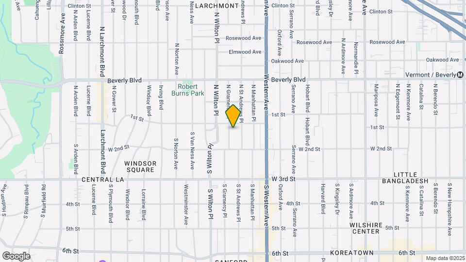 114 S Gramercy Pl Map and Location Details