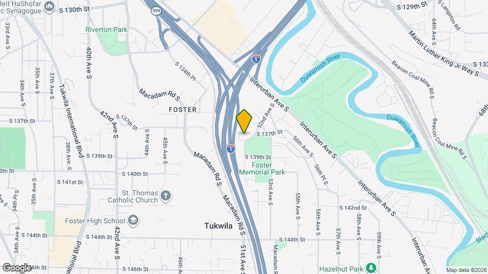 13672 51st Ave S, Unit 1 Map and Location Details