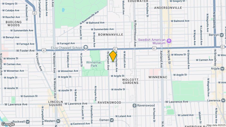 5056 N. Winchester Mapa y Detalles de la Ubicación