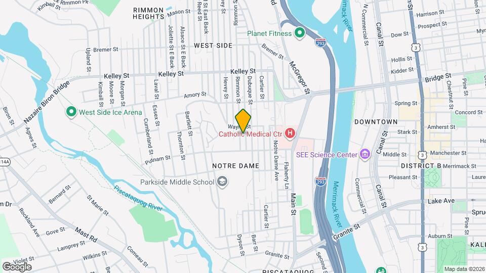 317 Rimmon St, Unit Unit 3 Map and Location Details
