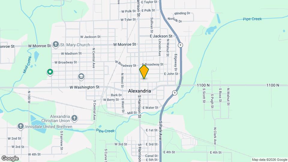 116 1/2 E Church St Mapa y Detalles de la Ubicación