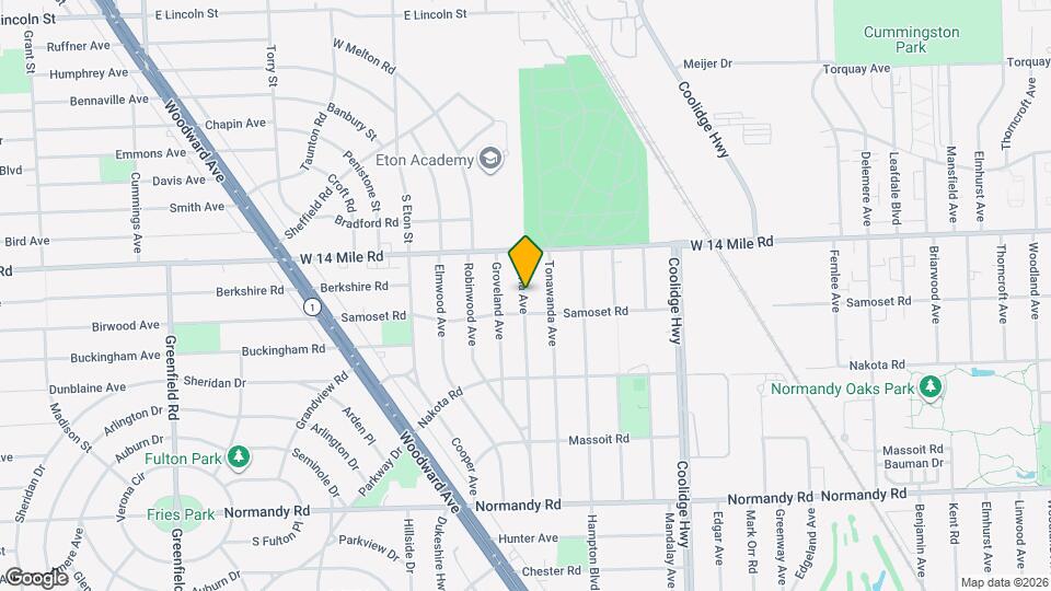 4612 Olivia Ave Mapa y Detalles de la Ubicación