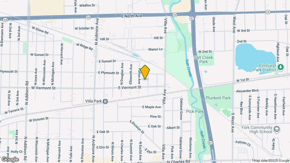 436 N Gerard Ave Map and Location Details