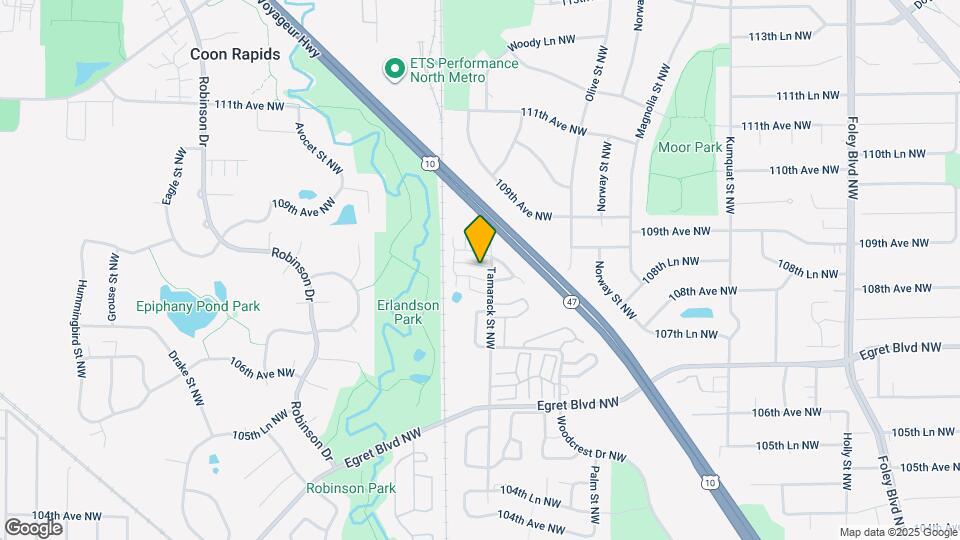 1018 108th Ln NW Map and Location Details