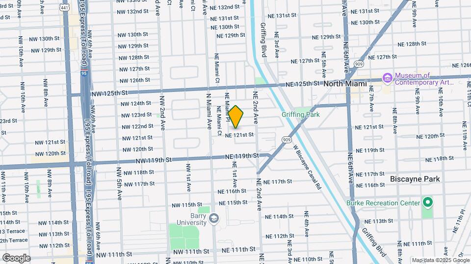 121 NE 121st St-Unit -1212 Map and Location Details
