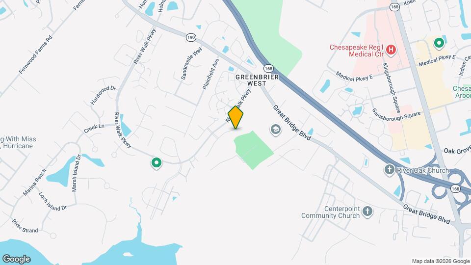 729 Creekside Crescent Map and Location Details