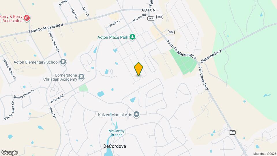 3332 Arrow Creek Dr Mapa y Detalles de la Ubicación