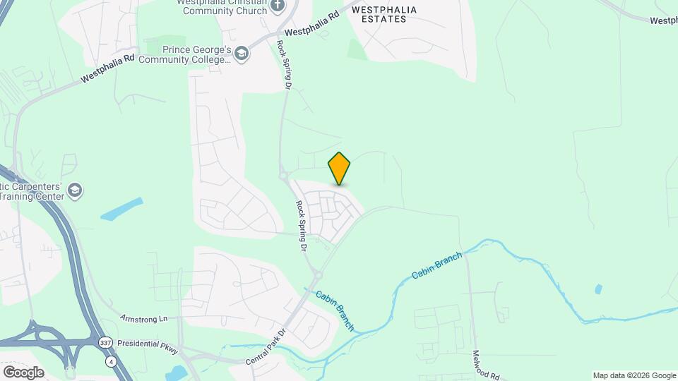 9704 Glassy Creek Way Map and Location Details