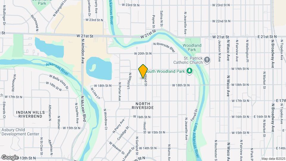 1913 N Hood St Map and Location Details