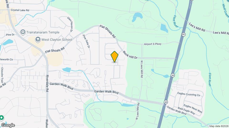 833 Rock Shoal Ct Map and Location Details