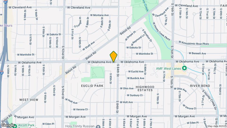 8423 W Oklahoma Ave Map and Location Details