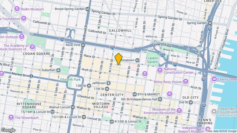 136 N 10th St, Unit 3 Mapa y Detalles de la Ubicación