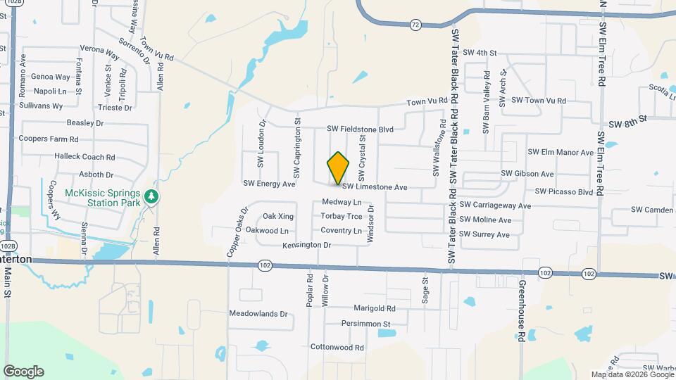 4603 SW Limestone Ave Map and Location Details