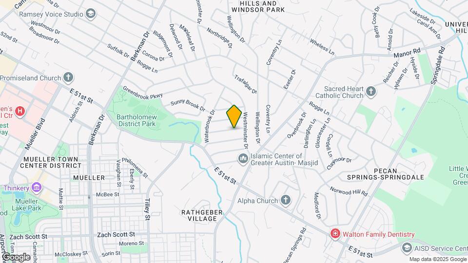 5205 Brookdale Ln Map and Location Details