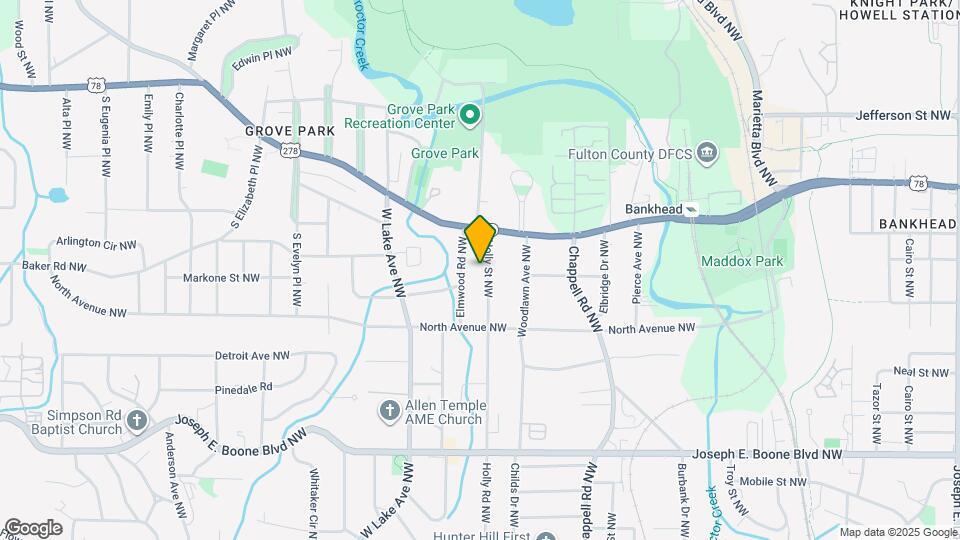 560 Holly St NW Map and Location Details