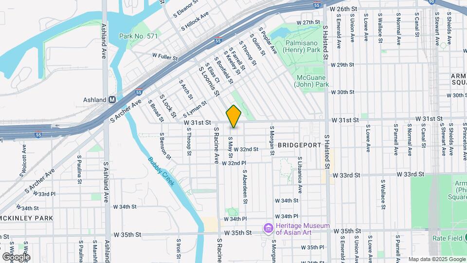 3121 S May St Map and Location Details