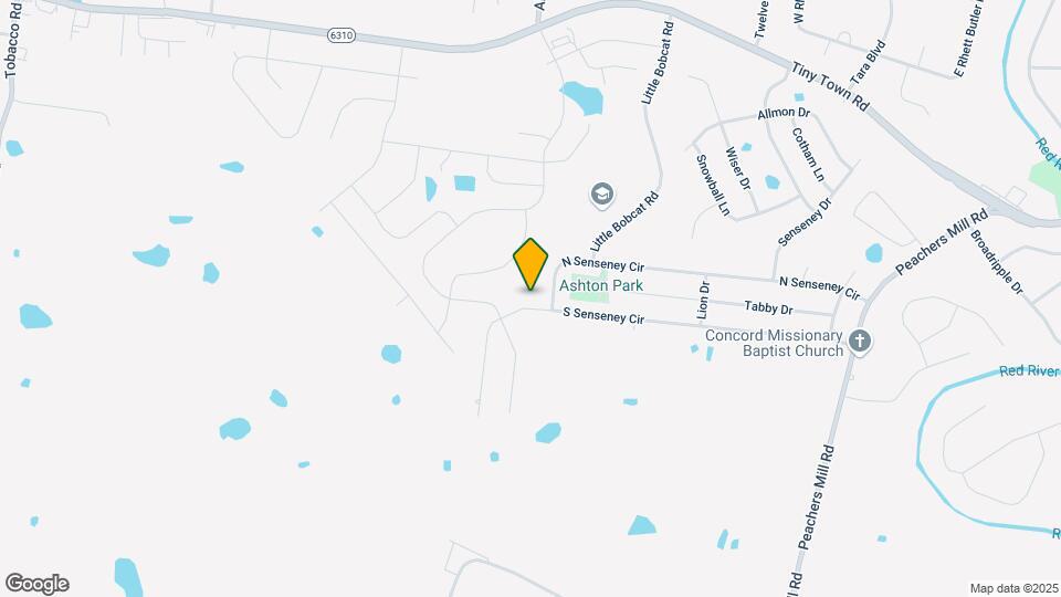 3293 S Senseney Cir Map and Location Details