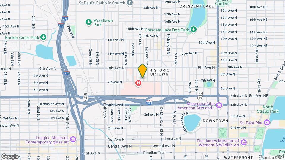 1051 7th Ave N Map and Location Details