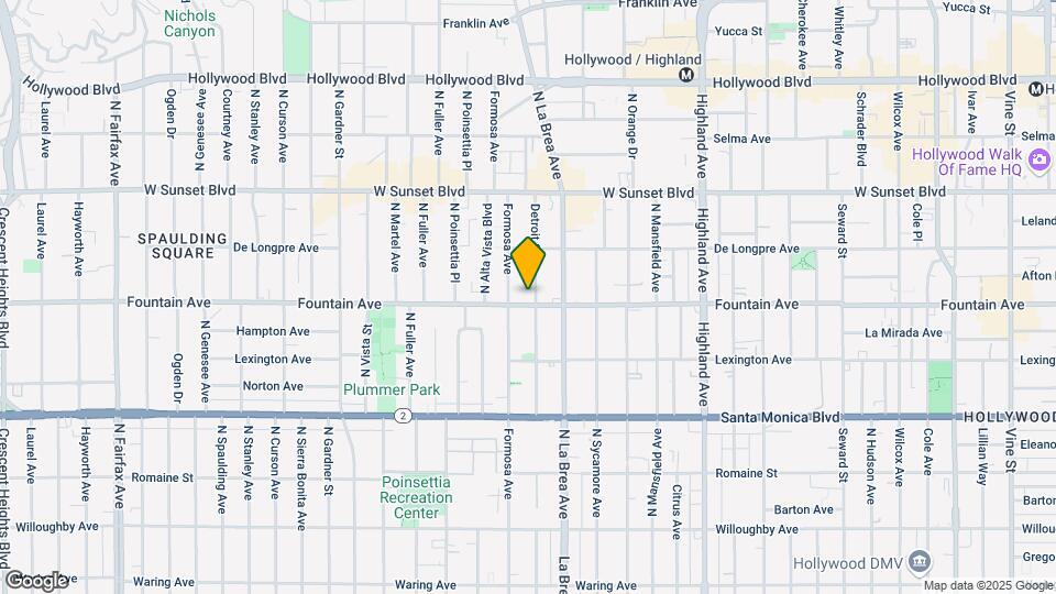 1309 N Detroit St Map and Location Details