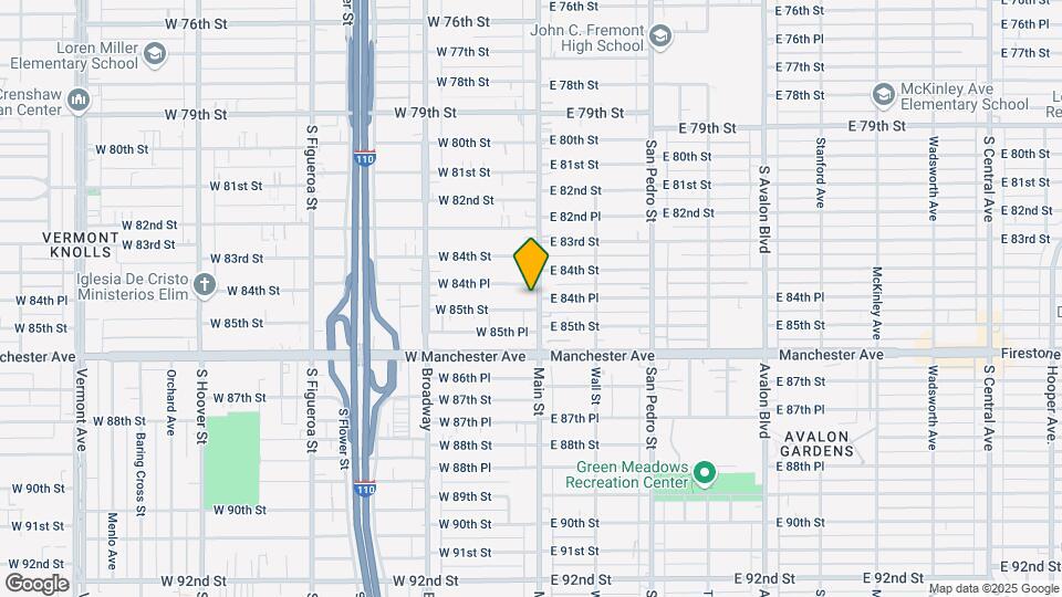 8445 S Main St Mapa y Detalles de la Ubicación