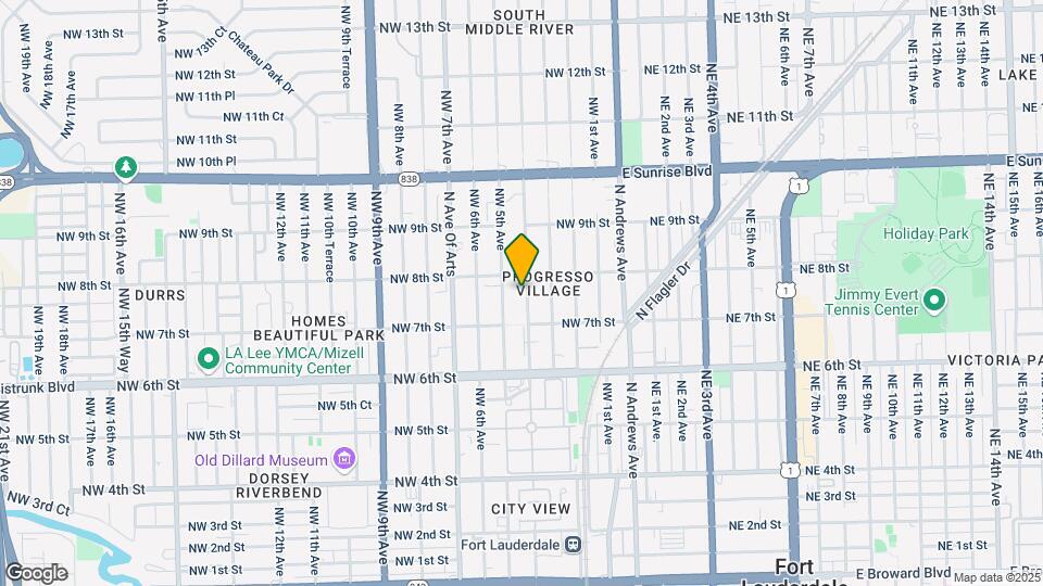 731 NW 4th Ave Map and Location Details
