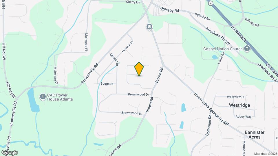 4925 Crider Creek Cove Map and Location Details