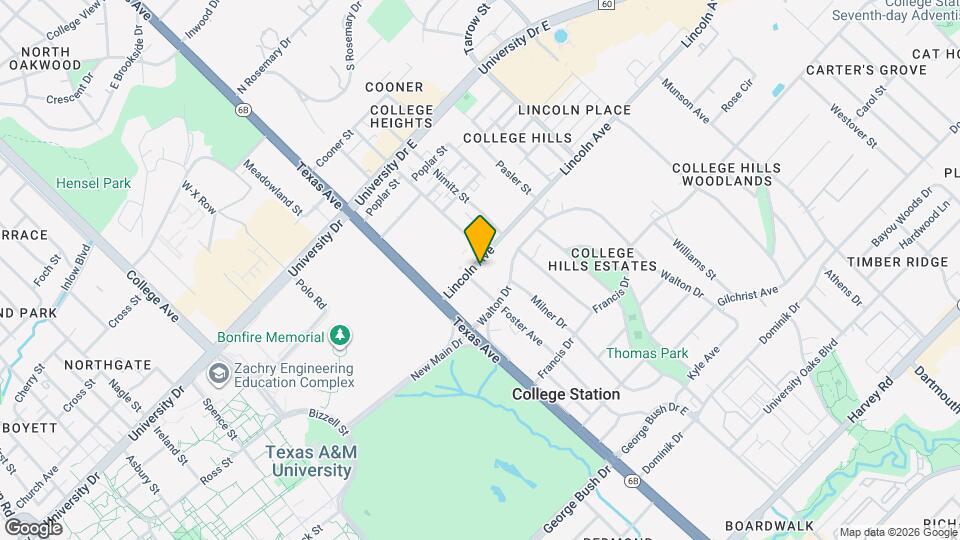 204 Lincoln Ave Map and Location Details