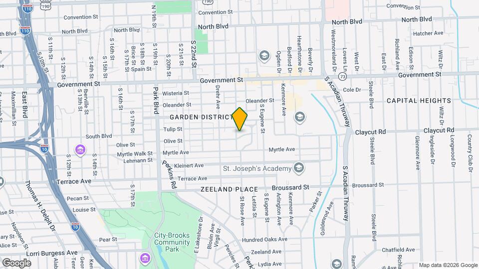 2525 Olive St Map and Location Details