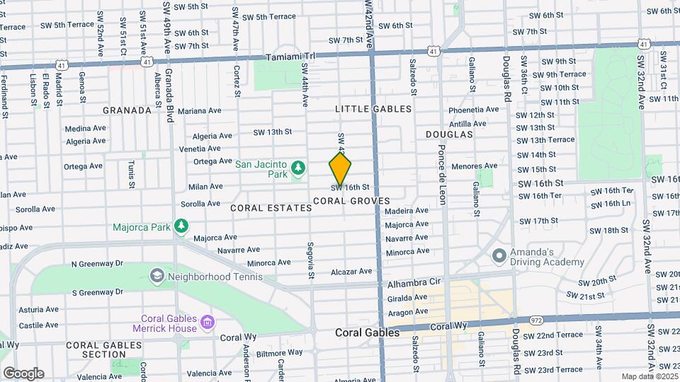 500 Mendoza Ave Mapa y Detalles de la Ubicación