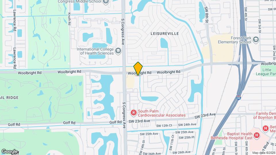 2240 Woolbright Rd Map and Location Details