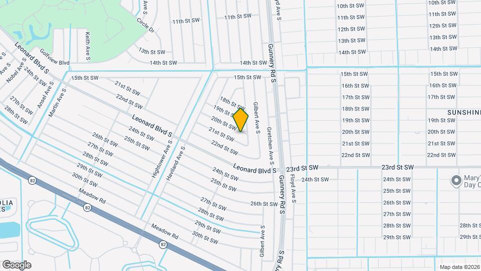 4507 20th St SW Map and Location Details