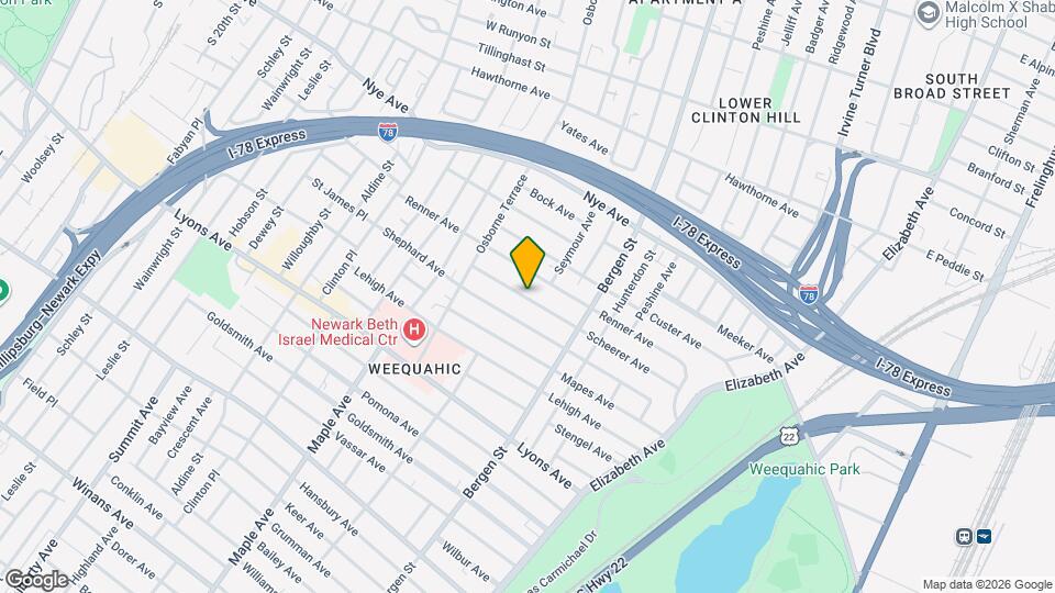 151-151 Scheerer Ave, Unit 2 Map and Location Details