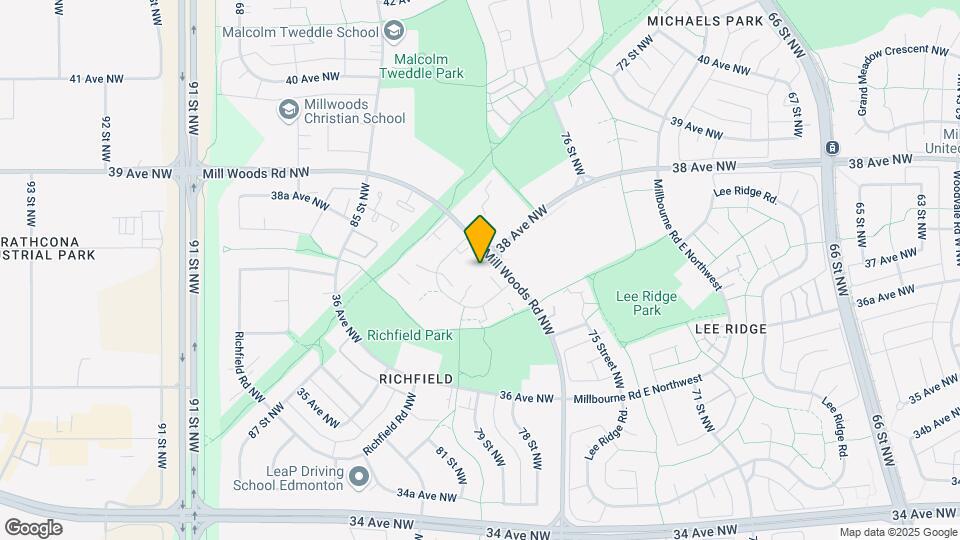 3639-3693 Mill Woods Road East NW Map and Location Details