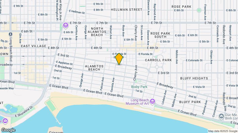 1728 E 3rd St Map and Location Details