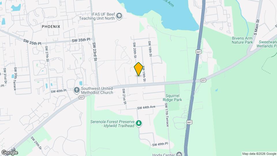 4023 SW 20th St Map and Location Details