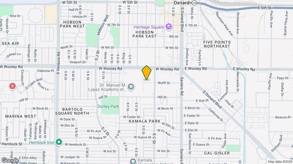 505 Wolff St Map and Location Details