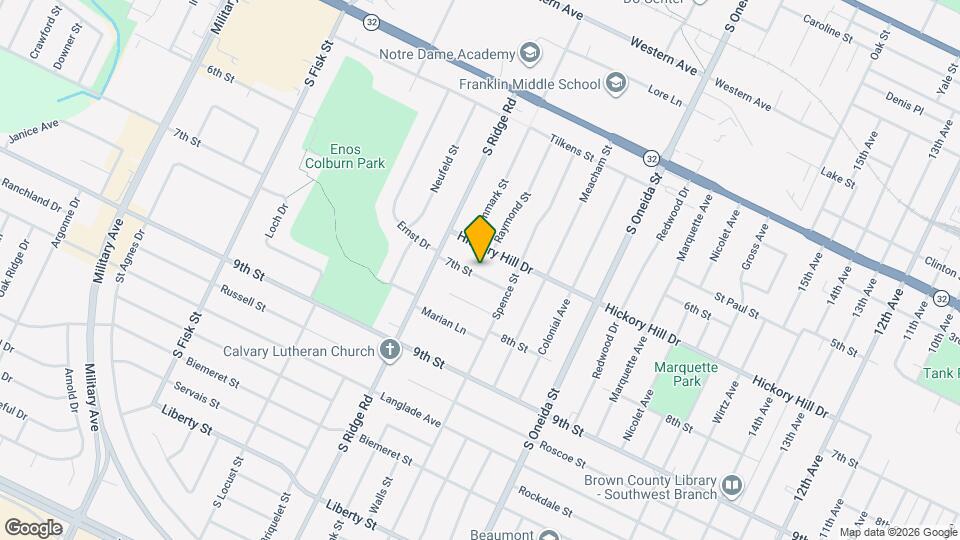 1260 7th St Map and Location Details