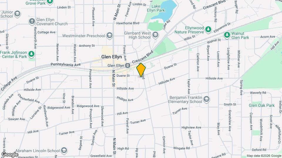 428 N Park Blvd Map and Location Details